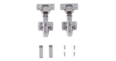2 pack asc soft close hinges steel nickel plated 110 35mm hinge cup bulk buy