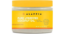 ALAFFIA PURE UNREFINED COCONUT OIL 11oz 312g cheap price uk stock fast delivery