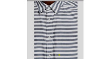 G-Star Raw mens T-shirt Size Medium Grey White Striped Short Sleeve Rrp £75.