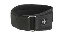 harninger mens 5" foam core weight lifting belt black size small
