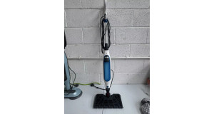 Shark Klik n’ Flip S6001UK Manual Steam Mop - White/Blue