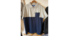Twisted Gorilla Men’s COTTON T-shirt Grey And Blue Large Bargain Price
