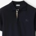BURBERRY Men Cotton T-shirt COAL BLUE COLOUR size MEDIUM best price reduced