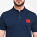 Hugo Dereso Mens Polo Shirt / RRP £99 SIZE LARGE NAVY BLUE clearance prices