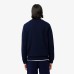 Lacoste Mens Organic Cotton Fleece Crew Neck Sweatshirt NAVY RPP £109 SIZ MEDIUM