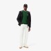 Lacoste Mens Organic Cotton Fleece Crew Neck Sweatshirt GREEN RP £109 SIZ MEDIUM