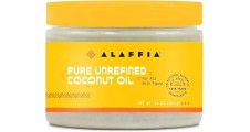 ALAFFIA PURE UNREFINED COCONUT OIL 11oz 312g cheap price uk stock fast delivery