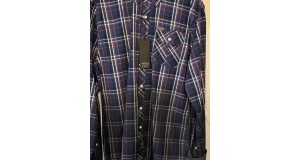 Firetrap Long Sleeve Kilda Shirt Blue Size XXL F93 extreamly rare Cheap Price