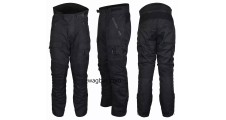 Mens Motorcycle Waterproof Trousers Cordura Textile Motorbike CE Armoured Pants