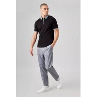 Burton Tapered Chambray Texture Mens Trousers Size 34R sold On Debenhams Website