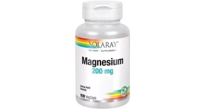 solaray magnesium 200mg 100 veg caps uk stock sent flat pack cheap price