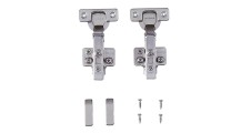2 pack asc soft close hinges steel nickel plated 110 35mm hinge cup bulk buy