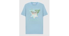 Casablanca Tennis Club Icon blue T-shirt UK stock fast delivery reduced price