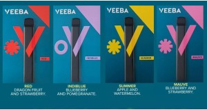 Veeba MAUVE BLUEBERRY STRAWBERRY FLAVOUR DISPOSIBLE QUIT SMOKING Crystal inhaler