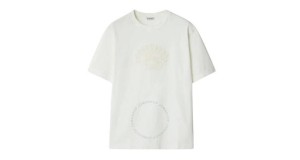 BURBERRY Men EKD Cotton T-shirt Chalk size large best price reduced