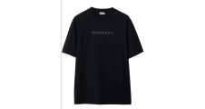 BURBERRY Men Paisley Logo Cotton T-shirt Coal Black size large price reduced