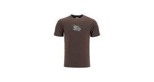 BURBERRY Men Tristan Embroidered T-Shirt Shadow size large price reduced
