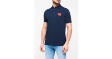 Hugo Dereso Mens Polo Shirt / RRP £99 SIZE SMALL NAVY BLUE clearance prices
